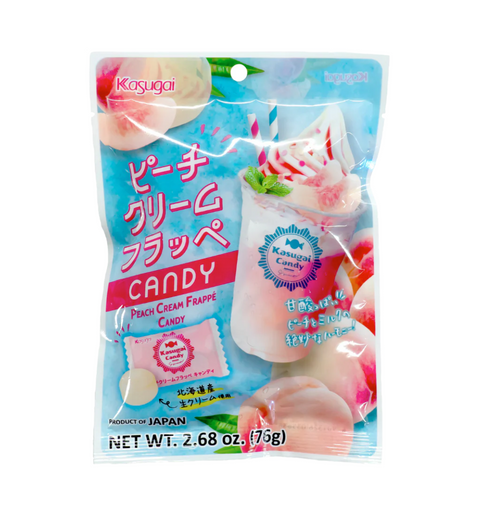KASUGAI - Peach Cream Frappe Candy (Japan)