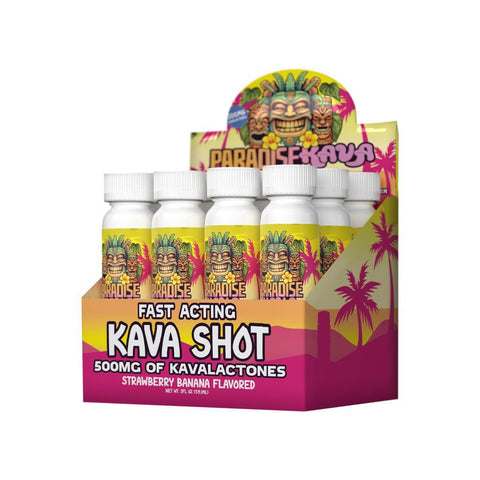 Paradise Kava-Strawberry Banana  Kava Shot