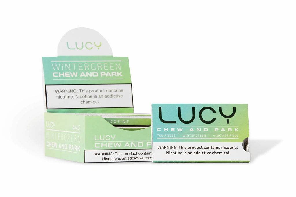 Lucy Chew Nic Gum Wintergreen (1 Pack) VPRSC