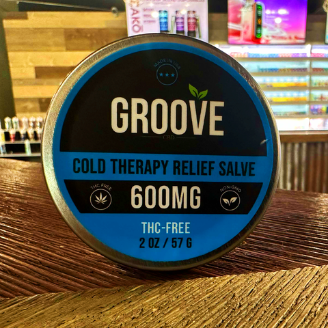 GROOVE - 600MG RELIEF SALVE - 2OZ TIN