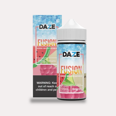 7Daze - Fusion - ICED - Raspberry Green Apple Watermelon (DNR)