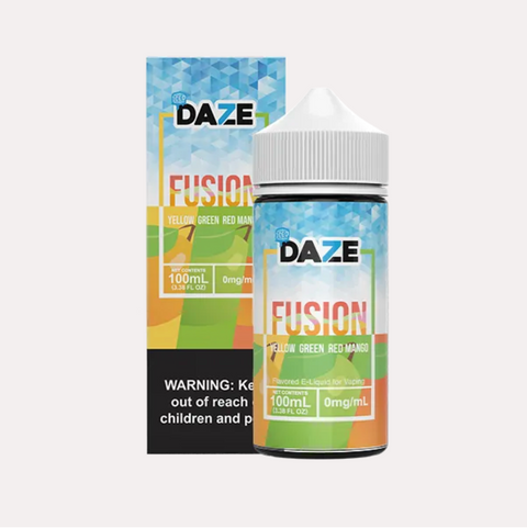 7Daze - Fusion - ICED - Yellow Green Red Mango (DNR)